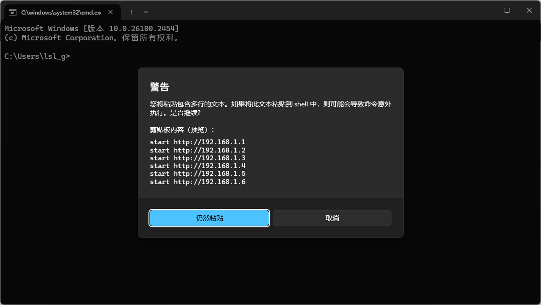 CMD粘贴示例